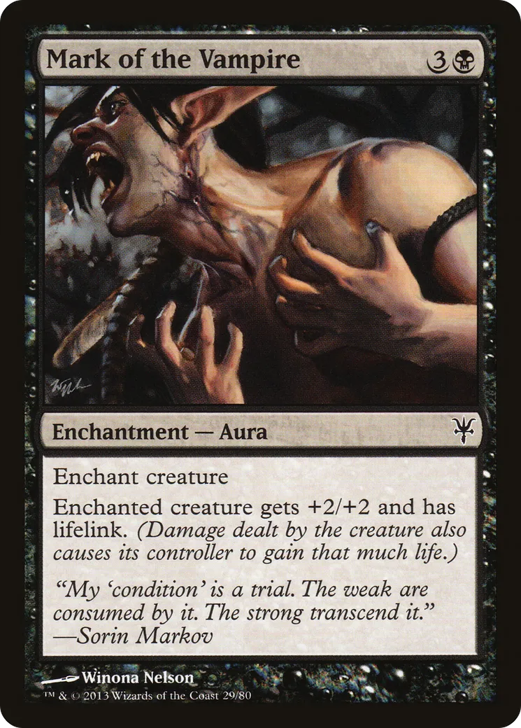 Mark of the Vampire — Duel Decks: Sorin vs. Tibalt — Magic: The Gathering
