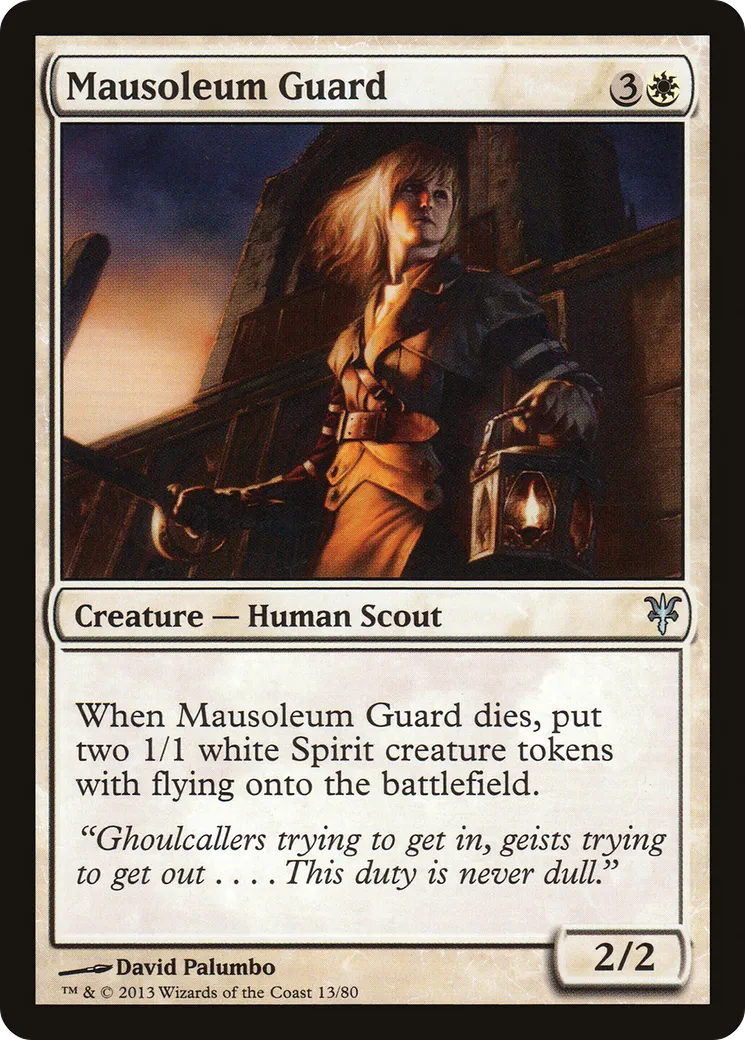 Mausoleum Guard — Duel Decks: Sorin vs. Tibalt — Magic: The Gathering