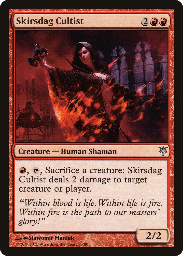 Cultiste de Skirsdag — Duel Decks: Sorin vs. Tibalt — Magic: The Gathering