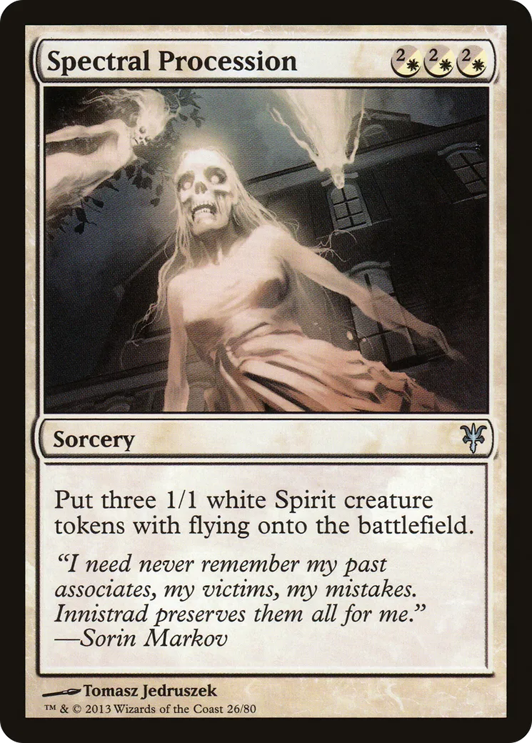 Spectral Procession — Duel Decks: Sorin vs. Tibalt — Magic: The Gathering