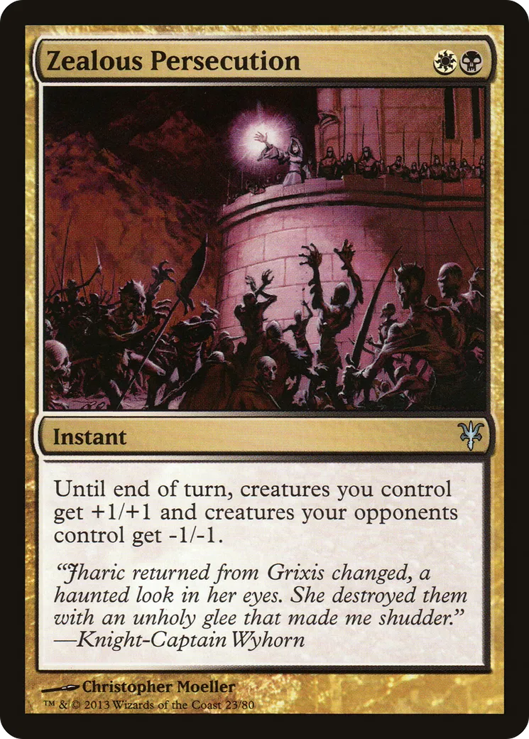 Zealous Persecution — Duel Decks: Sorin vs. Tibalt — Magic: The Gathering