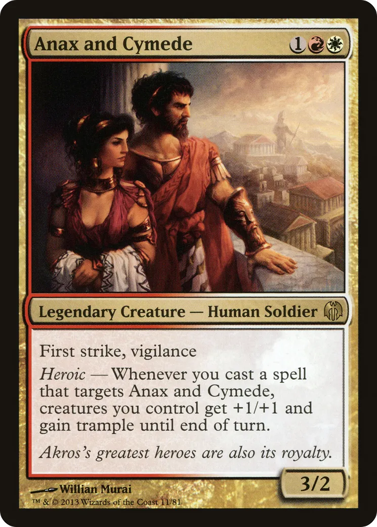 Anax and Cymede — Duel Decks: Heroes vs. Monsters — Magic: The Gathering