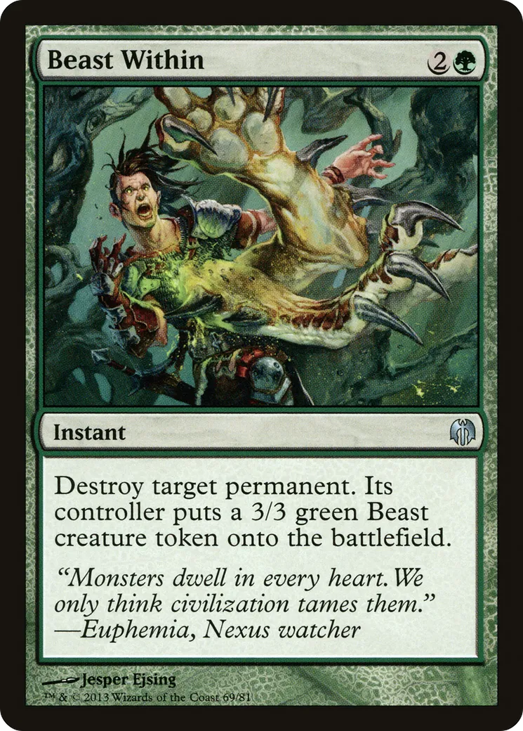 Beast Within — Duel Decks: Heroes vs. Monsters — Magic: The Gathering