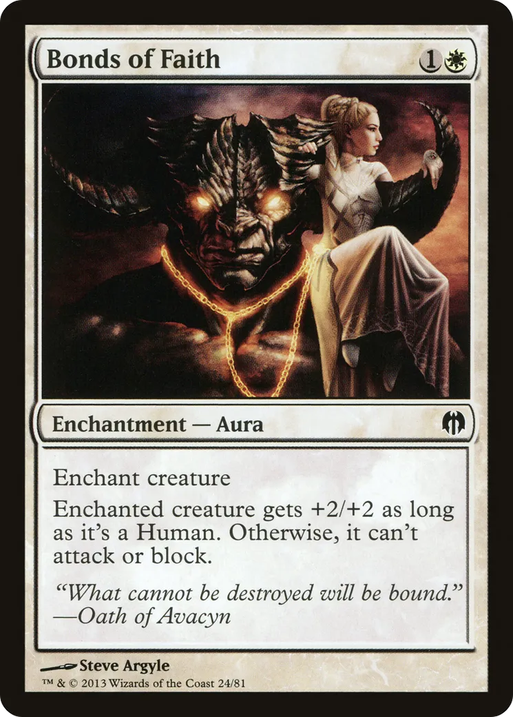 Bonds of Faith — Duel Decks: Heroes vs. Monsters — Magic: The Gathering
