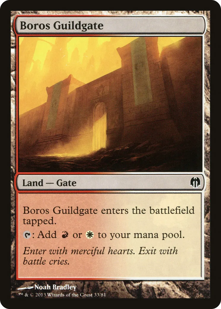 Porte de la guilde de Boros — Duel Decks: Heroes vs. Monsters — Magic: The Gathering