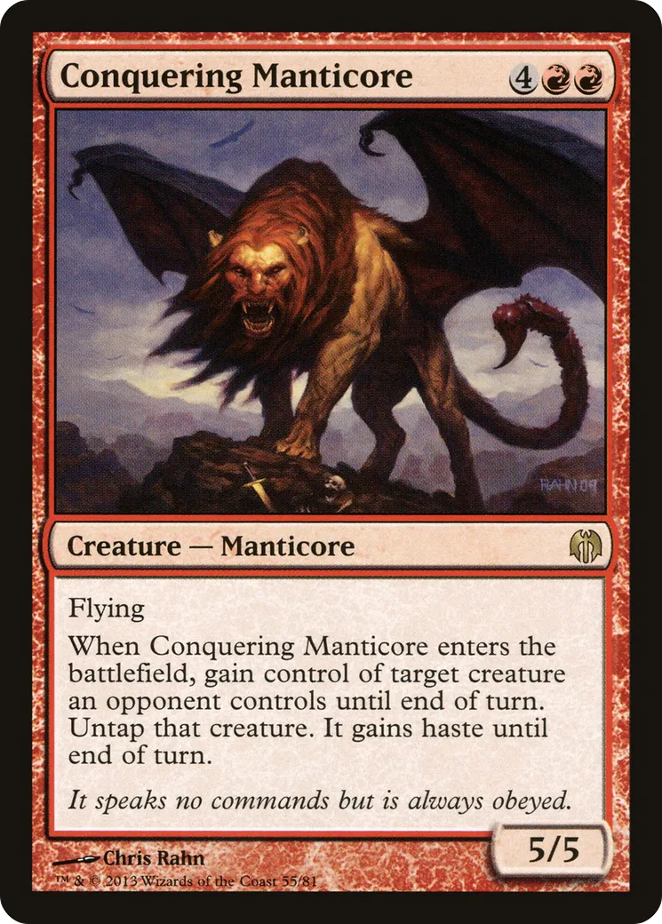 Manticore conquérante — Duel Decks: Heroes vs. Monsters — Magic: The Gathering