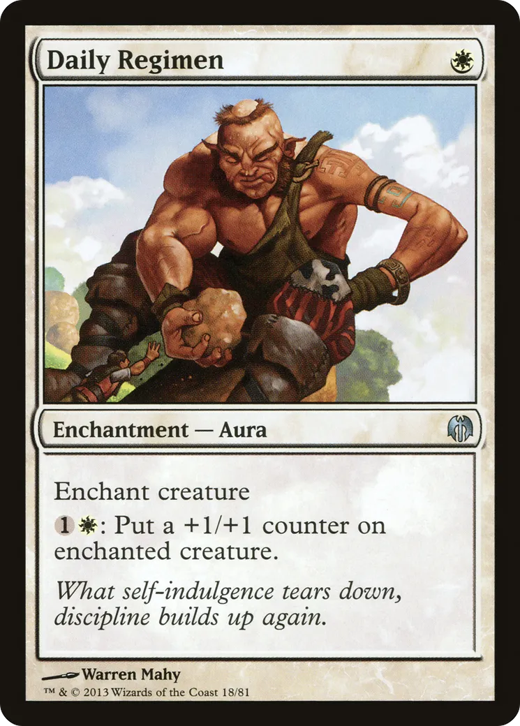Daily Regimen — Duel Decks: Heroes vs. Monsters — Magic: The Gathering