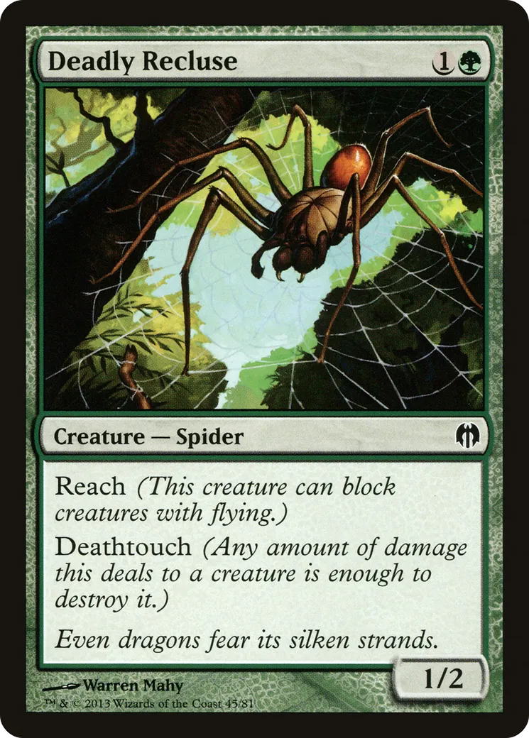 Recluse mortelle — Duel Decks: Heroes vs. Monsters — Magic: The Gathering