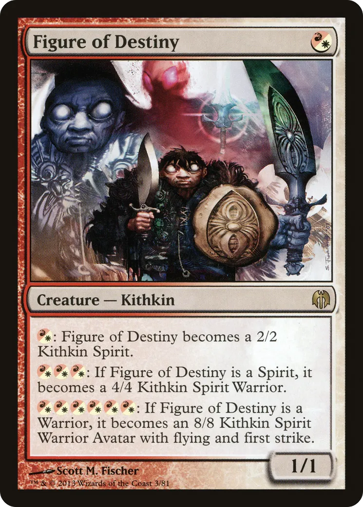 Figure of Destiny from Duel Decks: Heroes vs. Monsters - Magic: The Gathering