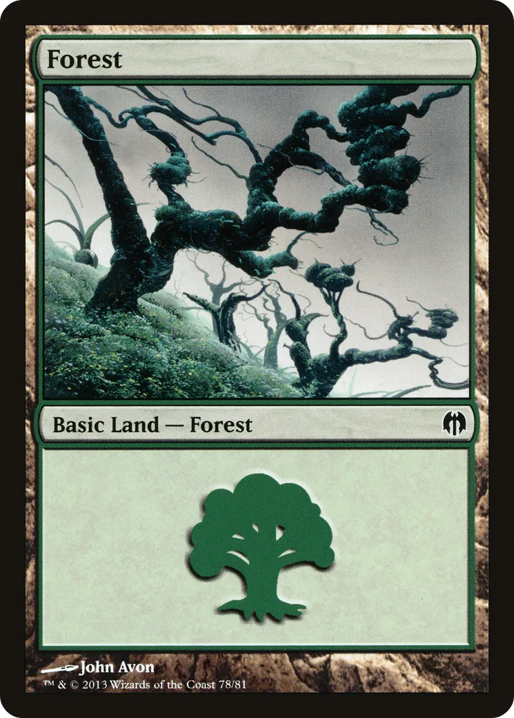 Forest — Duel Decks: Heroes vs. Monsters — Magic: The Gathering