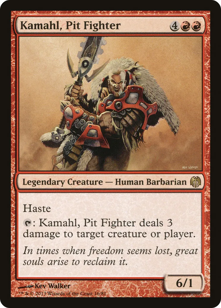 Kamahl, Pit Fighter — Duel Decks: Heroes vs. Monsters — Magic: The Gathering