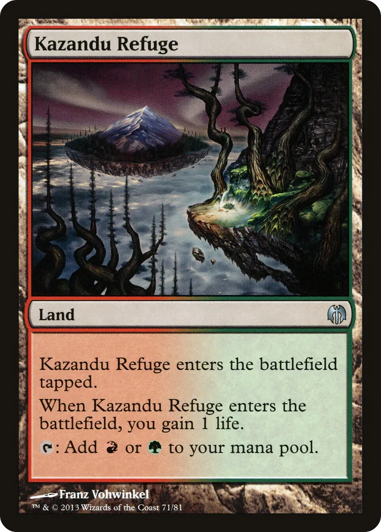 Kazandu Refuge — Duel Decks: Heroes vs. Monsters — Magic: The Gathering