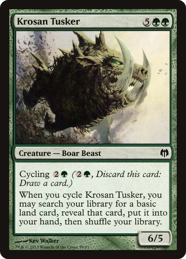 Krosan Tusker — Duel Decks: Heroes vs. Monsters — Magic: The Gathering