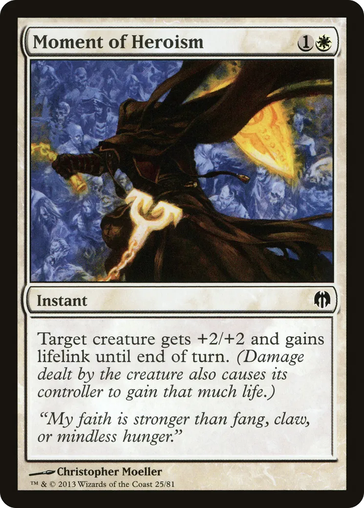Moment of Heroism — Duel Decks: Heroes vs. Monsters — Magic: The Gathering