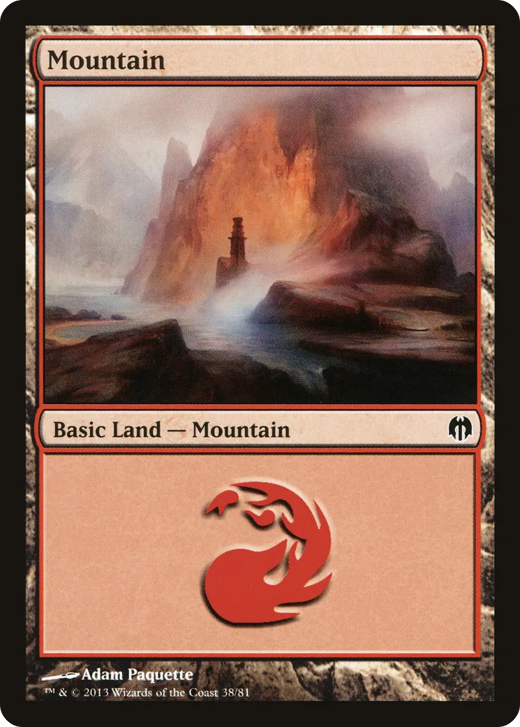 Montagne — Duel Decks: Heroes vs. Monsters — Magic: The Gathering
