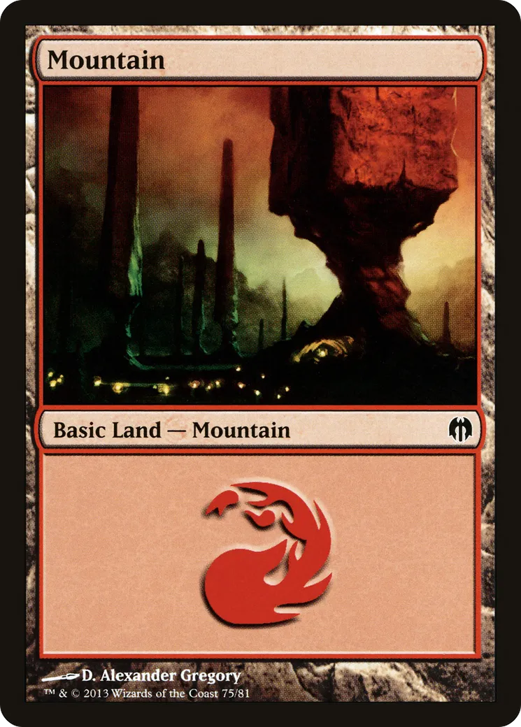 Montagne — Duel Decks: Heroes vs. Monsters — Magic: The Gathering