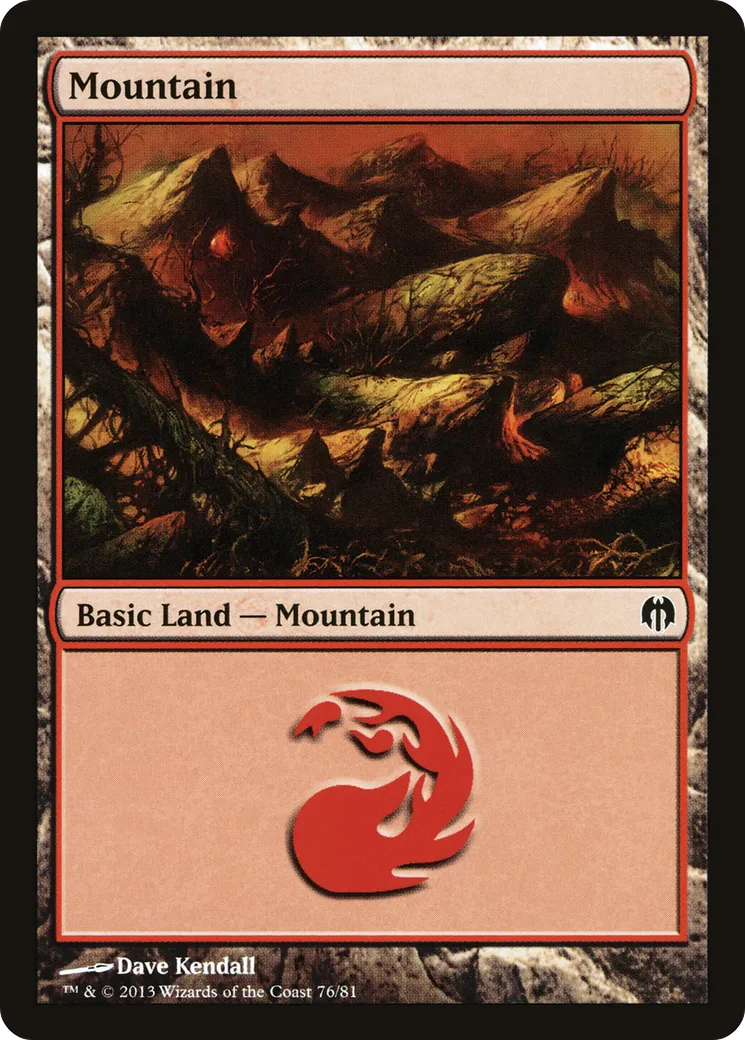 Montagne — Duel Decks: Heroes vs. Monsters — Magic: The Gathering