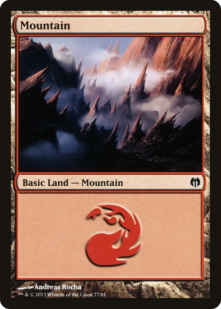 Mountain — Duel Decks: Heroes vs. Monsters — Magic: The Gathering