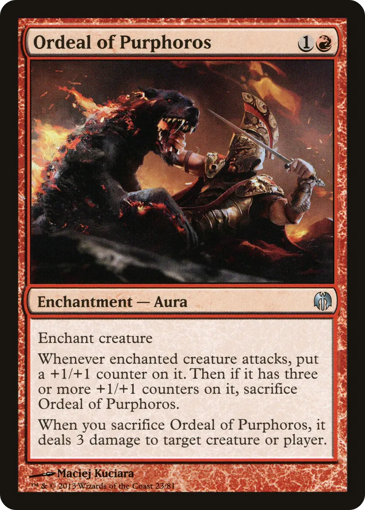 Ordeal of Purphoros — Duel Decks: Heroes vs. Monsters — Magic: The Gathering