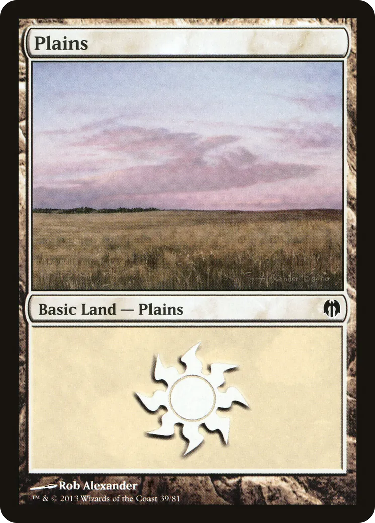 Plaine — Duel Decks: Heroes vs. Monsters — Magic: The Gathering