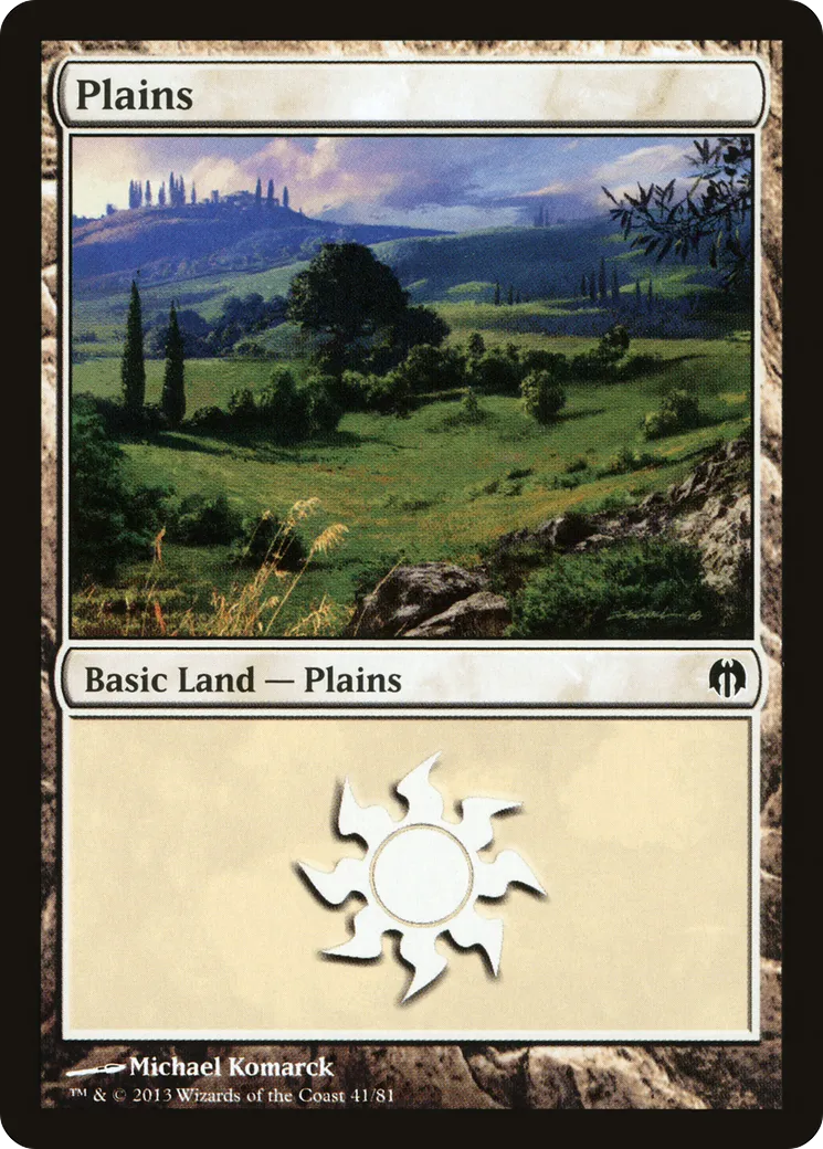 Plaine — Duel Decks: Heroes vs. Monsters — Magic: The Gathering