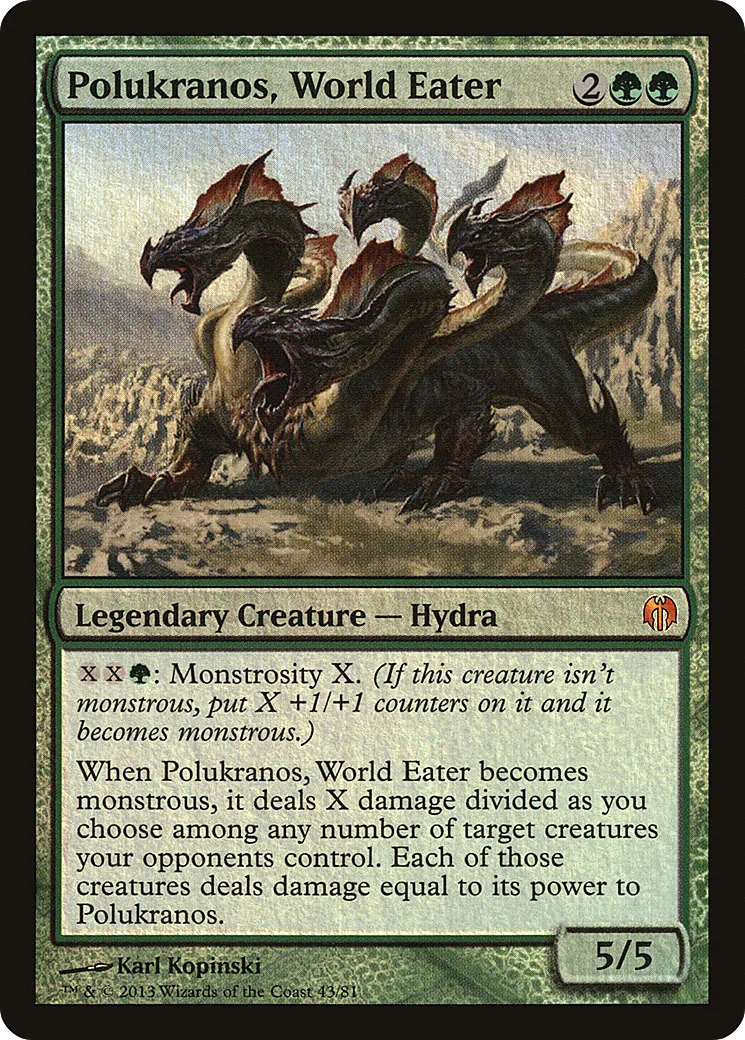 Polukranos, World Eater — Duel Decks: Heroes vs. Monsters — Magic: The Gathering