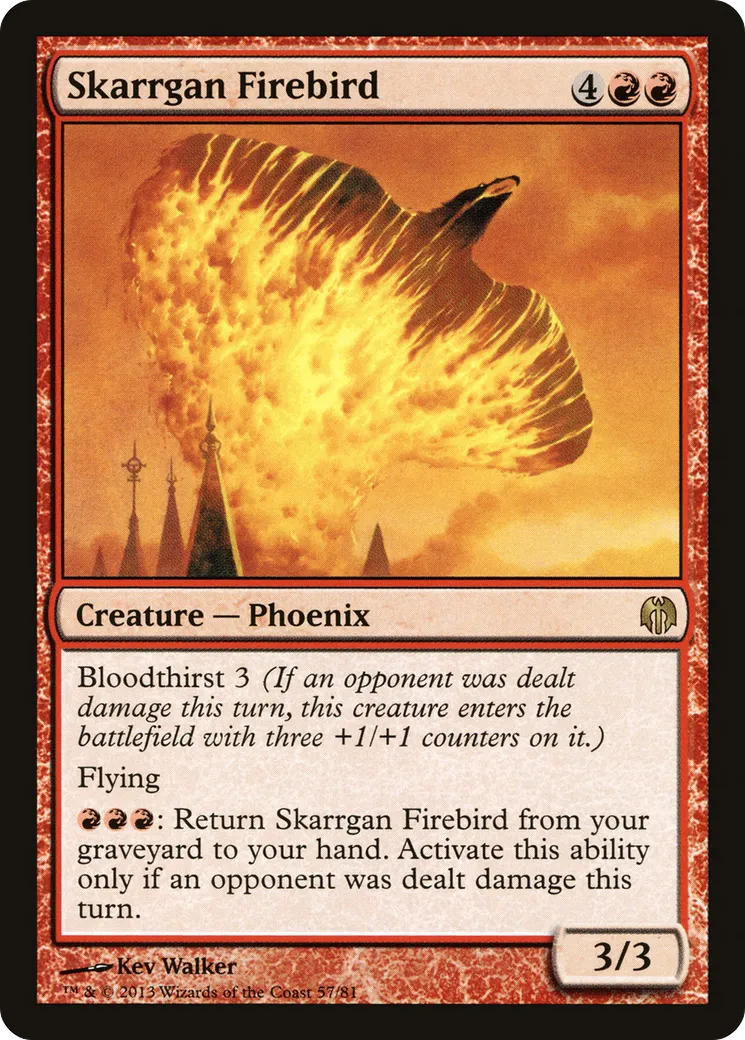 Skarrgan Firebird — Duel Decks: Heroes vs. Monsters — Magic: The Gathering