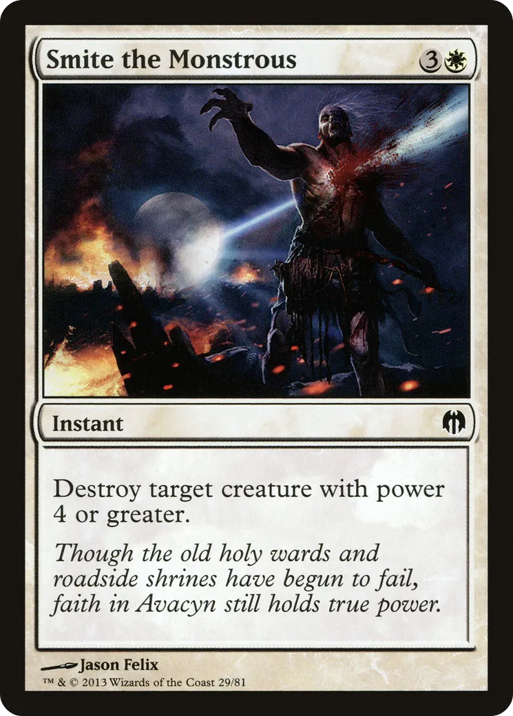 Pourfendre le monstrueux — Duel Decks: Heroes vs. Monsters — Magic: The Gathering