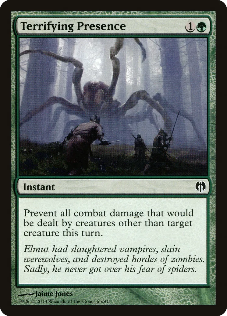 Terrifying Presence — Duel Decks: Heroes vs. Monsters — Magic: The Gathering