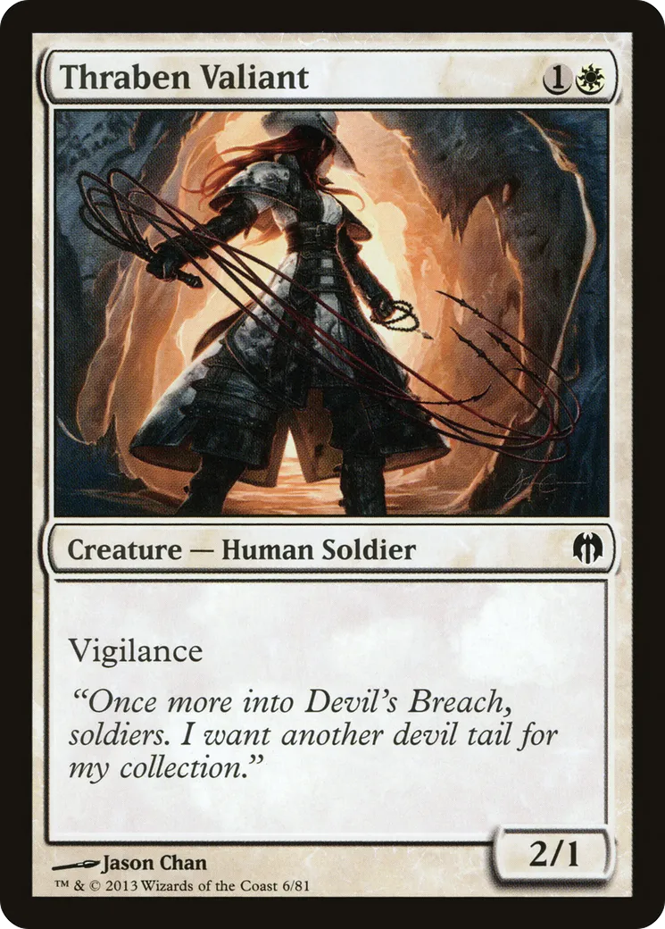 Vaillante de Thraben — Duel Decks: Heroes vs. Monsters — Magic: The Gathering
