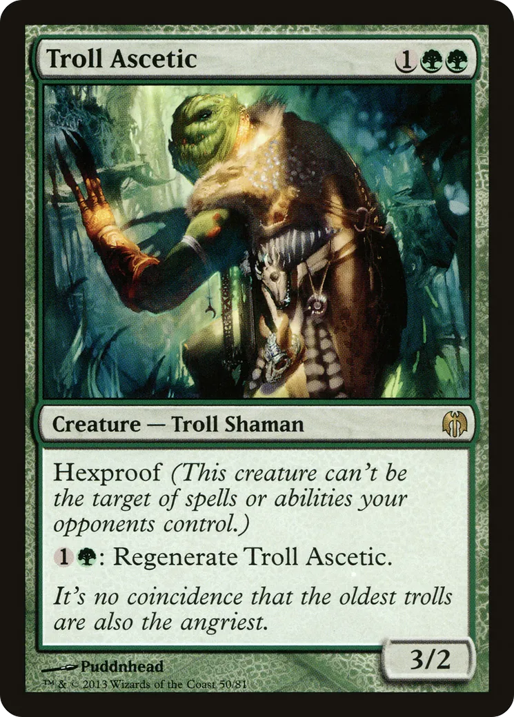 Troll Ascetic — Duel Decks: Heroes vs. Monsters — Magic: The Gathering