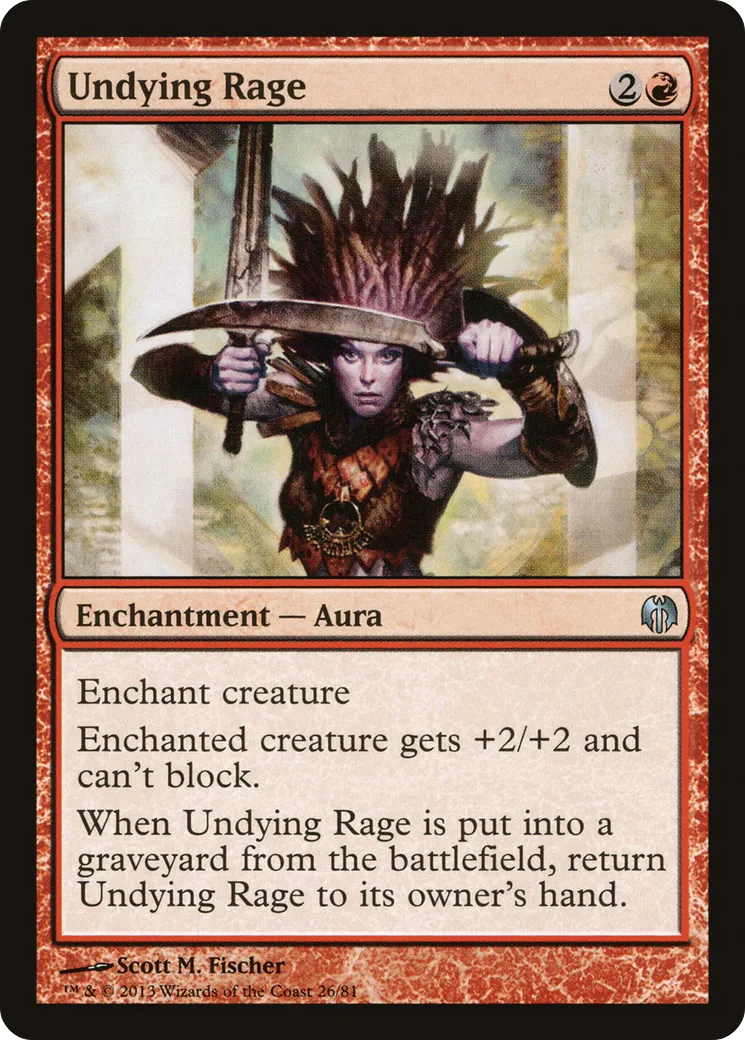 Undying Rage — Duel Decks: Heroes vs. Monsters — Magic: The Gathering