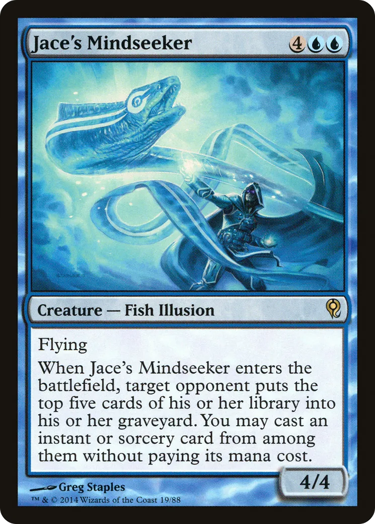 Jace's Mindseeker — Duel Decks: Jace vs. Vraska — Magic: The Gathering