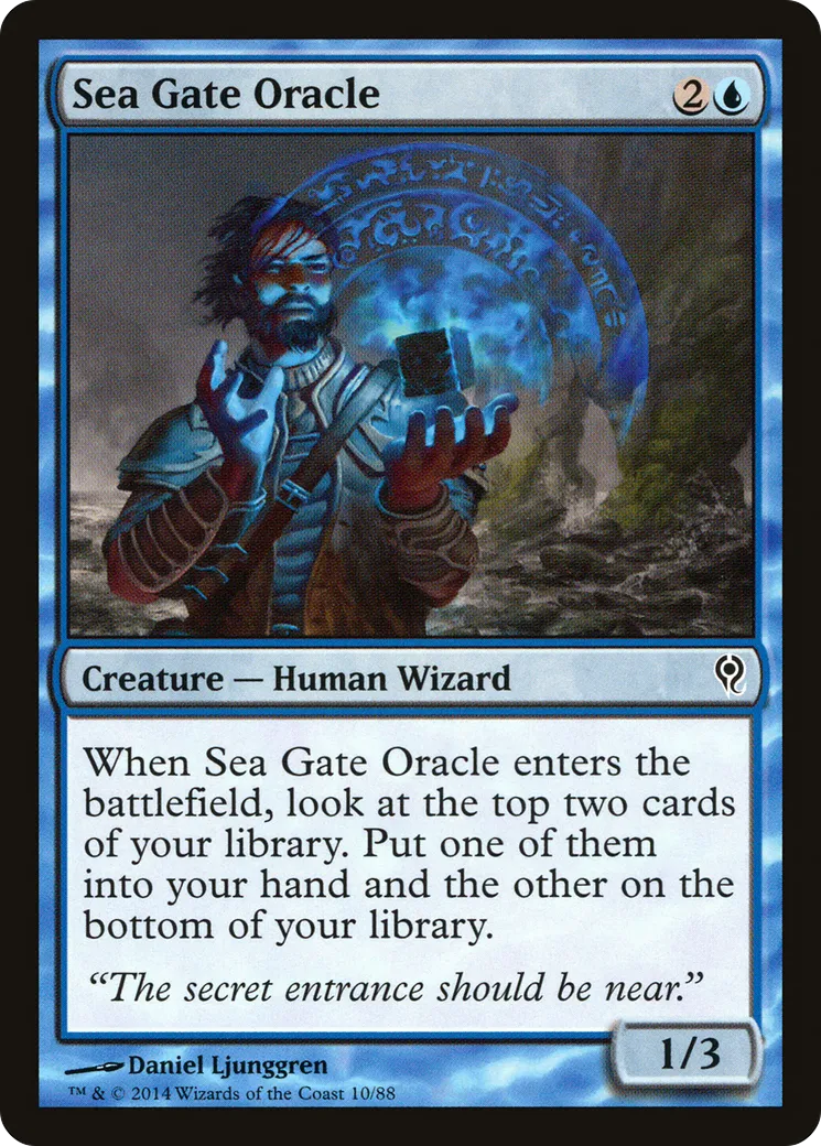 Oracle de Porte des Mers from Duel Decks: Jace vs. Vraska - Magic: The Gathering