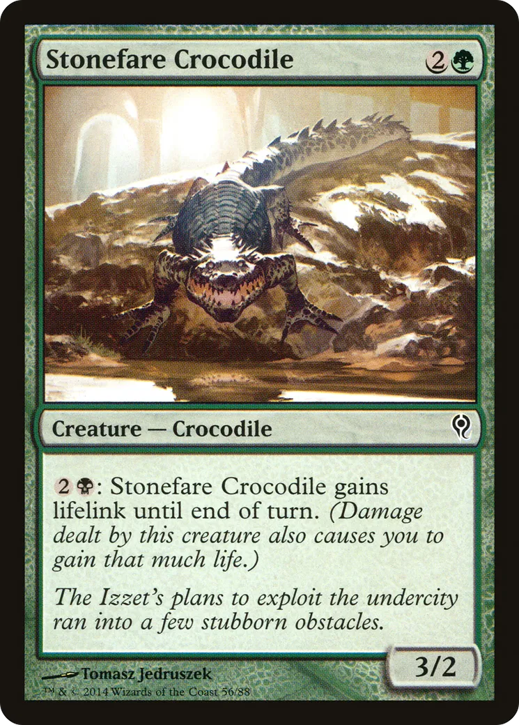Crocodile du canal de pierre — Duel Decks: Jace vs. Vraska — Magic: The Gathering