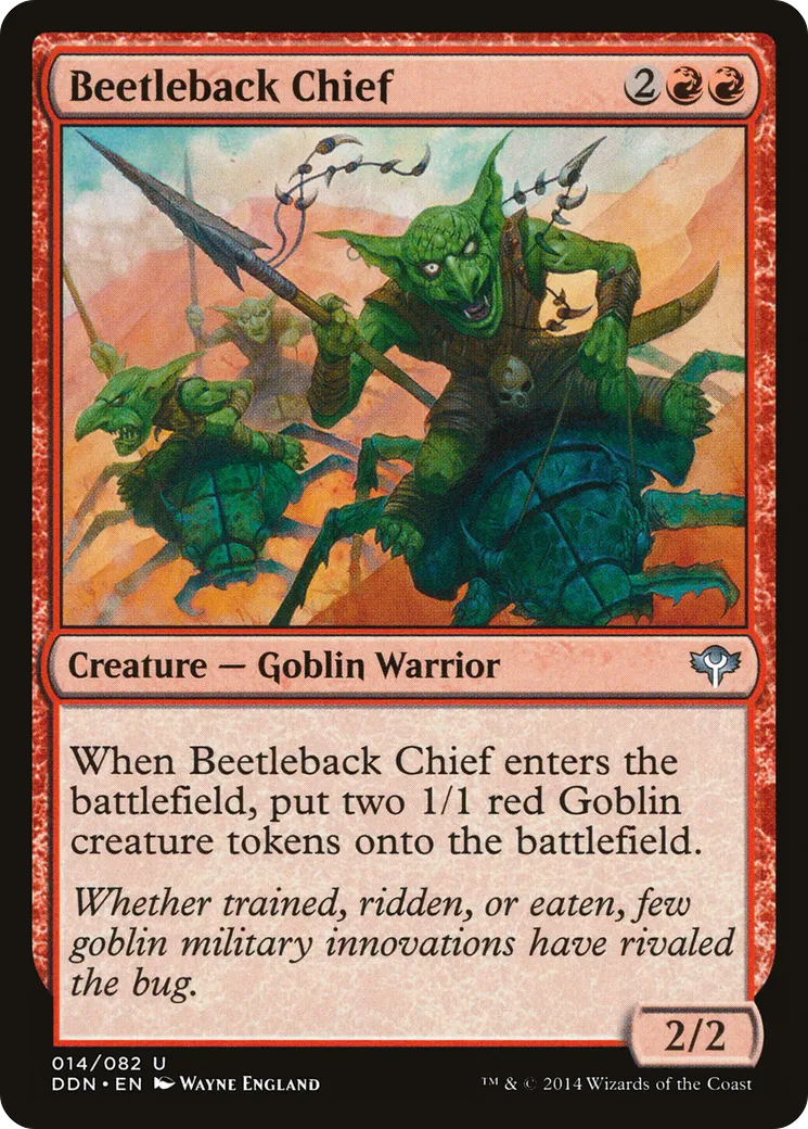 Beetleback Chief — Duel Decks: Speed vs. Cunning — Magic: The Gathering