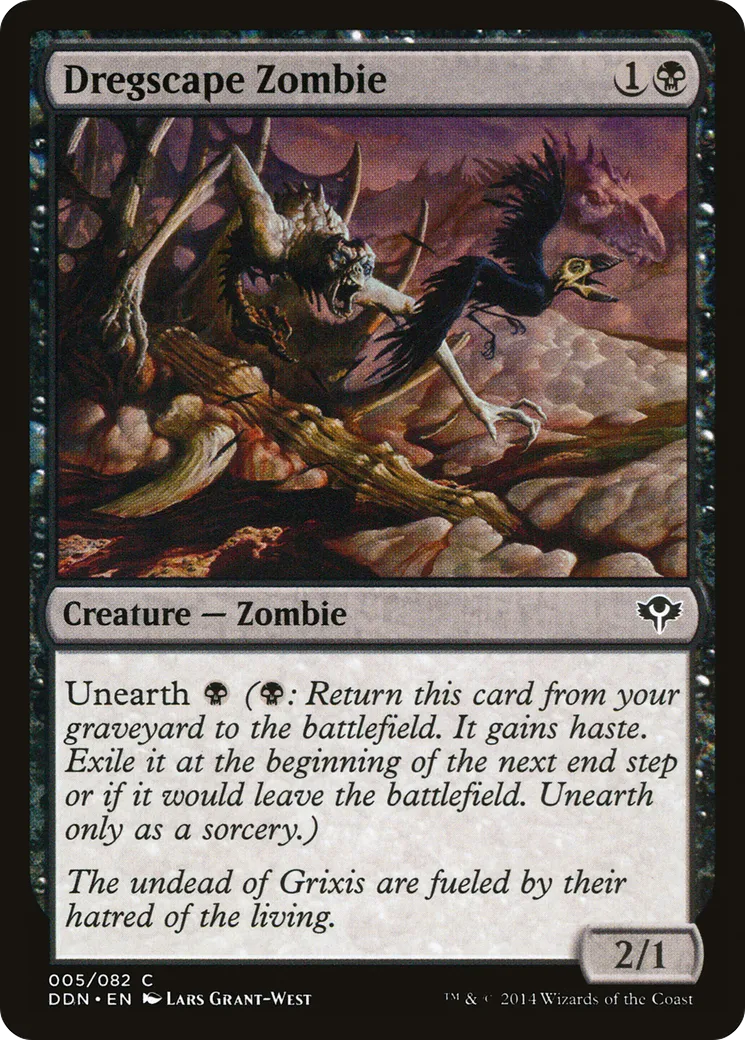 Dregscape Zombie — Duel Decks: Speed vs. Cunning — Magic: The Gathering