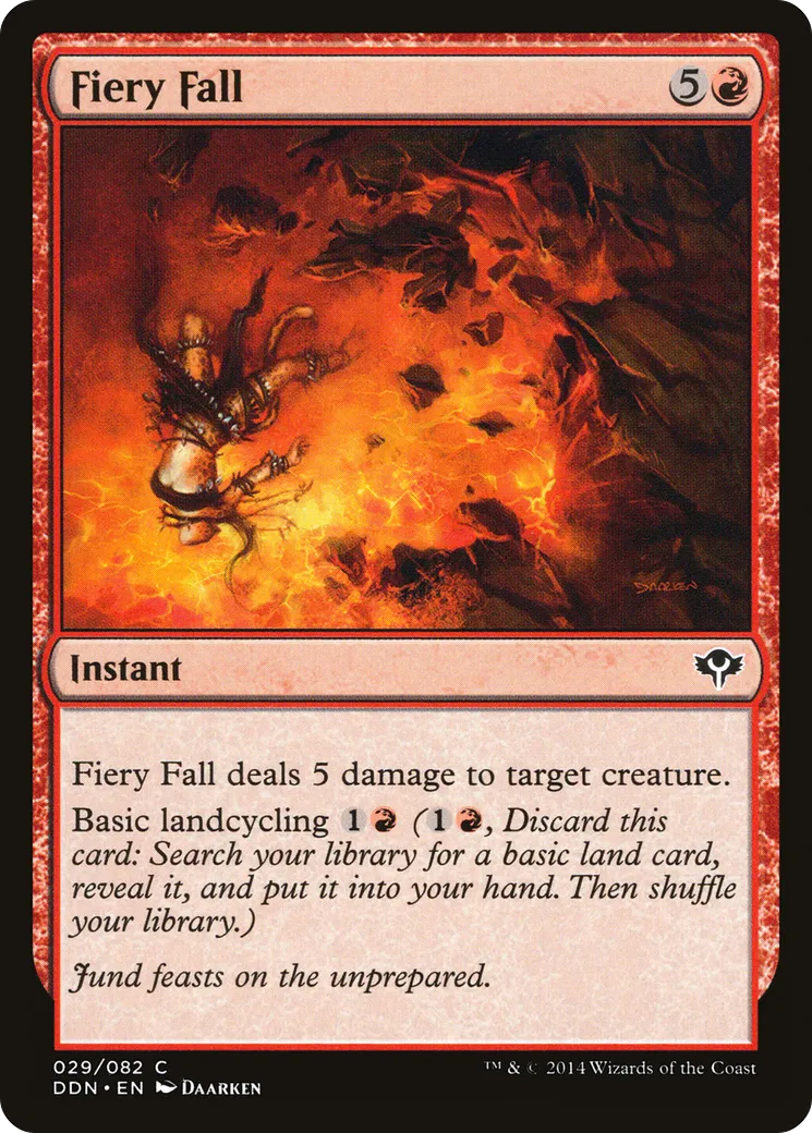 Chute ardente from Duel Decks: Speed vs. Cunning - Magic: The Gathering