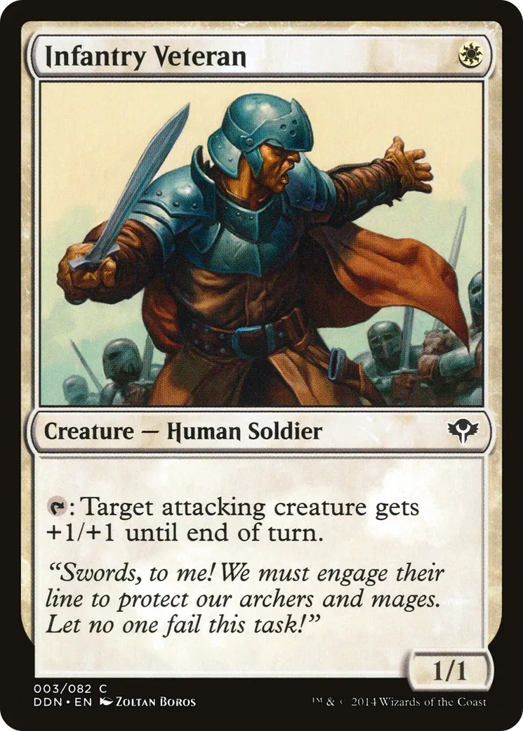 Vétéran de l'infanterie — Duel Decks: Speed vs. Cunning — Magic: The Gathering