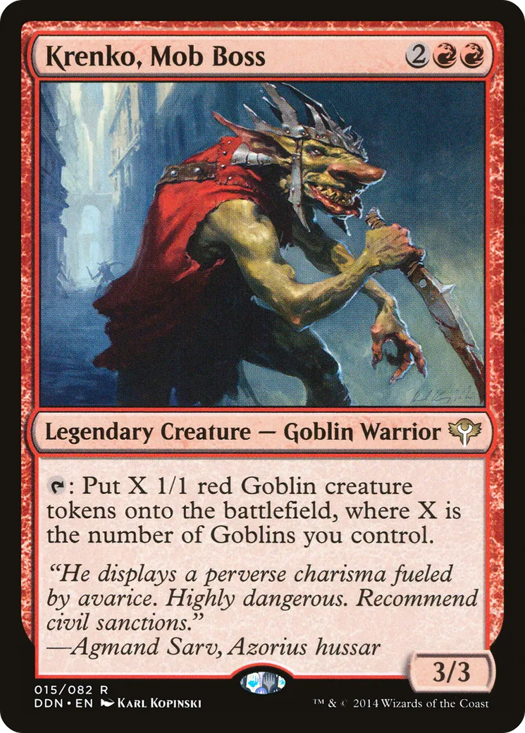 Krenko, Mob Boss — Duel Decks: Speed vs. Cunning — Magic: The Gathering