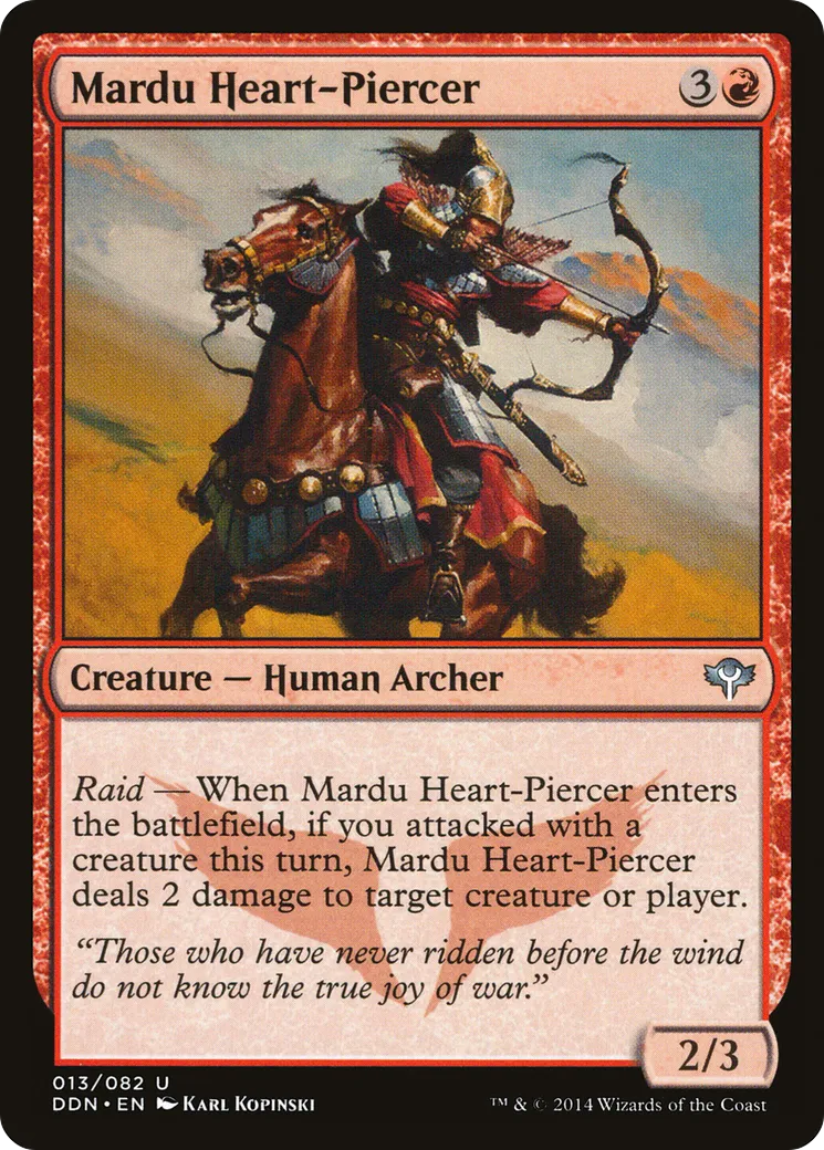 Mardu Heart-Piercer — Duel Decks: Speed vs. Cunning — Magic: The Gathering
