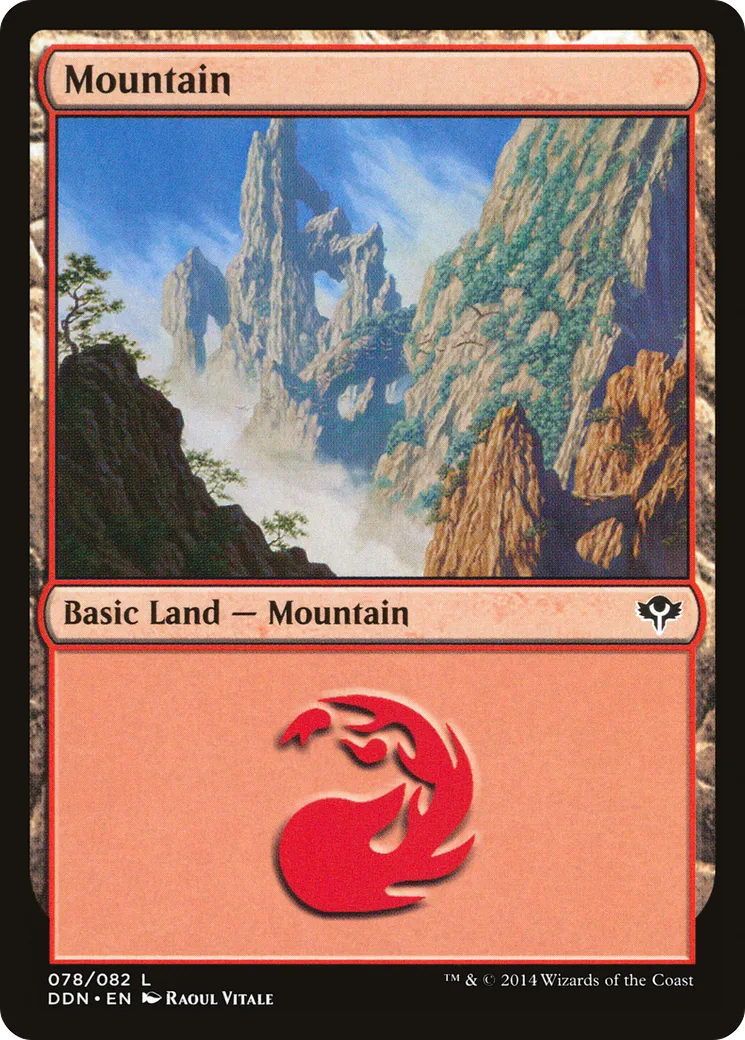 Mountain — Duel Decks: Speed vs. Cunning — Magic: The Gathering