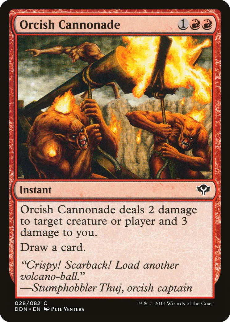 Orcish Cannonade — Duel Decks: Speed vs. Cunning — Magic: The Gathering