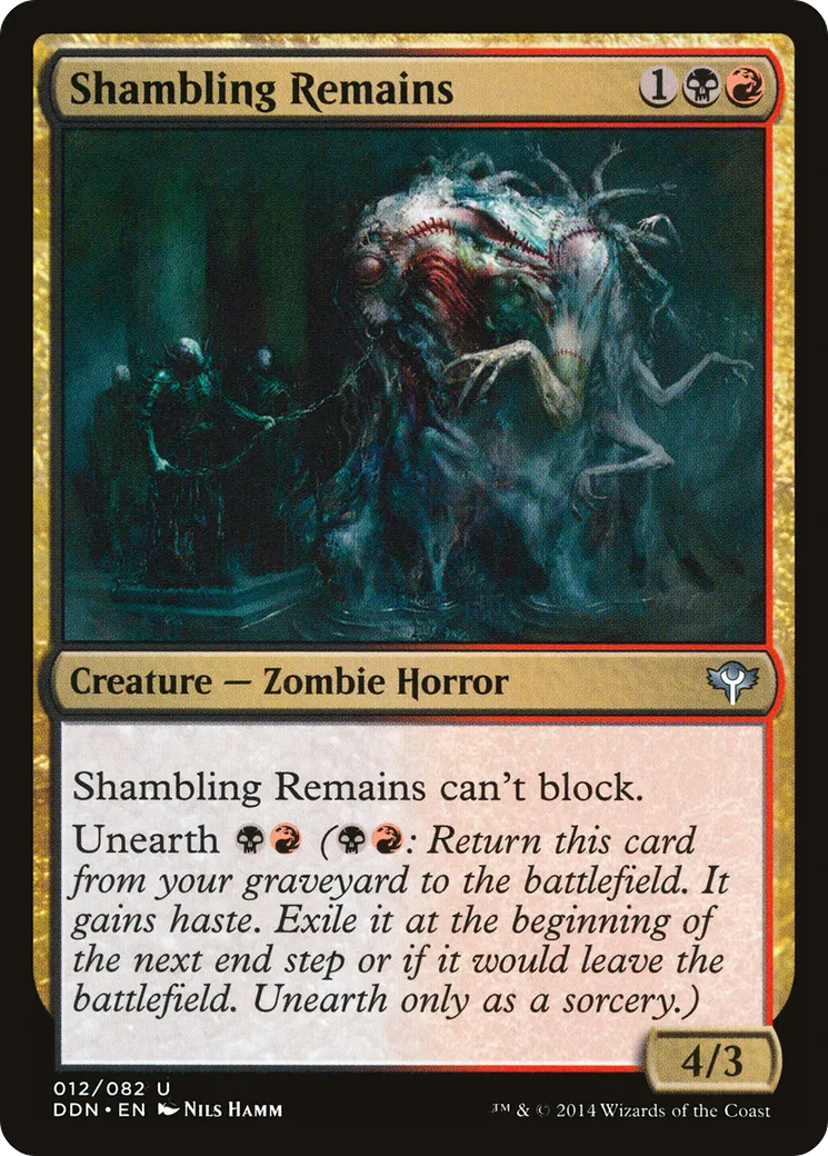 Shambling Remains — Duel Decks: Speed vs. Cunning — Magic: The Gathering