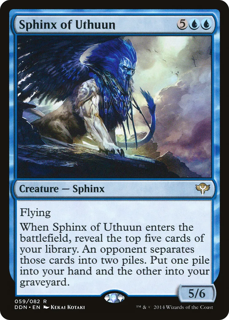 Sphinx d'Uthuün from Duel Decks: Speed vs. Cunning - Magic: The Gathering
