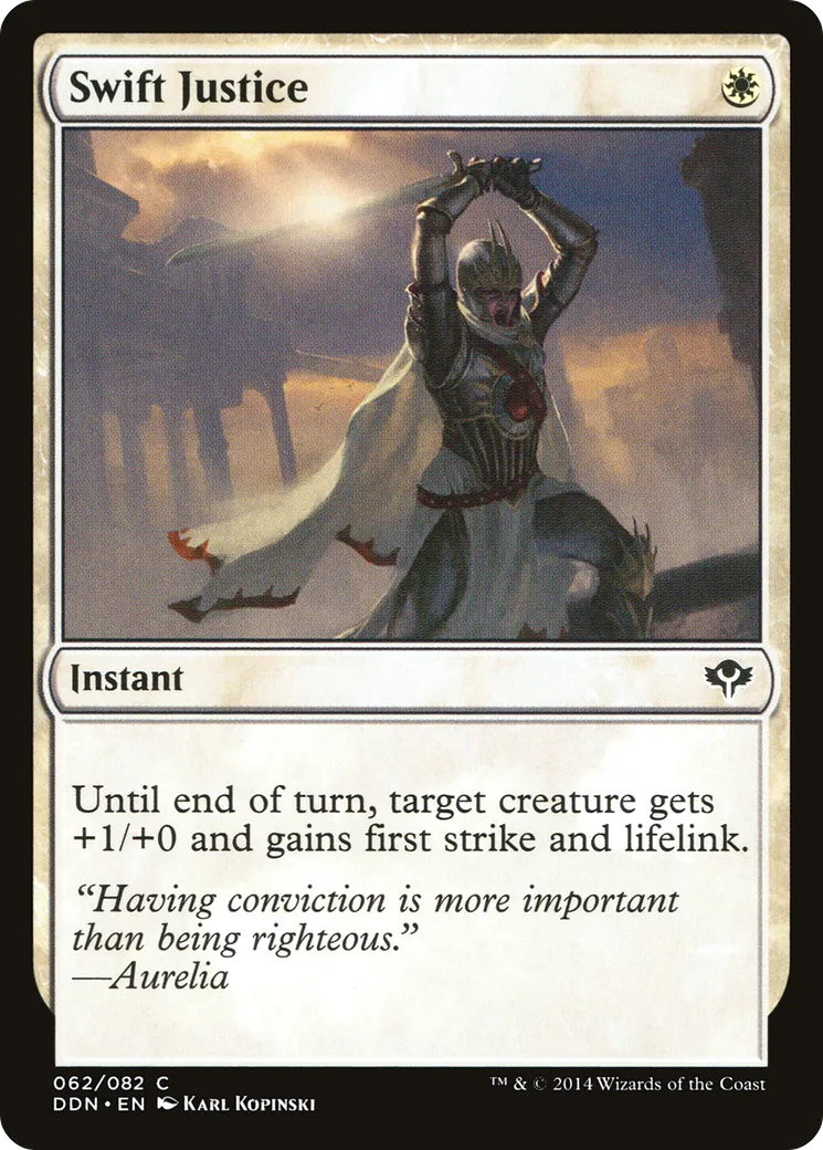Swift Justice — Duel Decks: Speed vs. Cunning — Magic: The Gathering