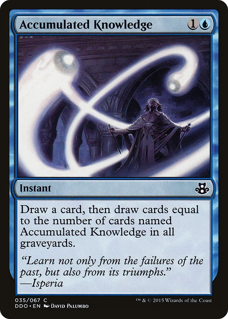 Connaissance accumulée from Duel Decks: Elspeth vs. Kiora - Magic: The Gathering