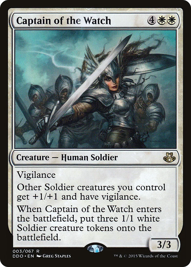 Captain of the Watch from Duel Decks: Elspeth vs. Kiora - Magic: The Gathering
