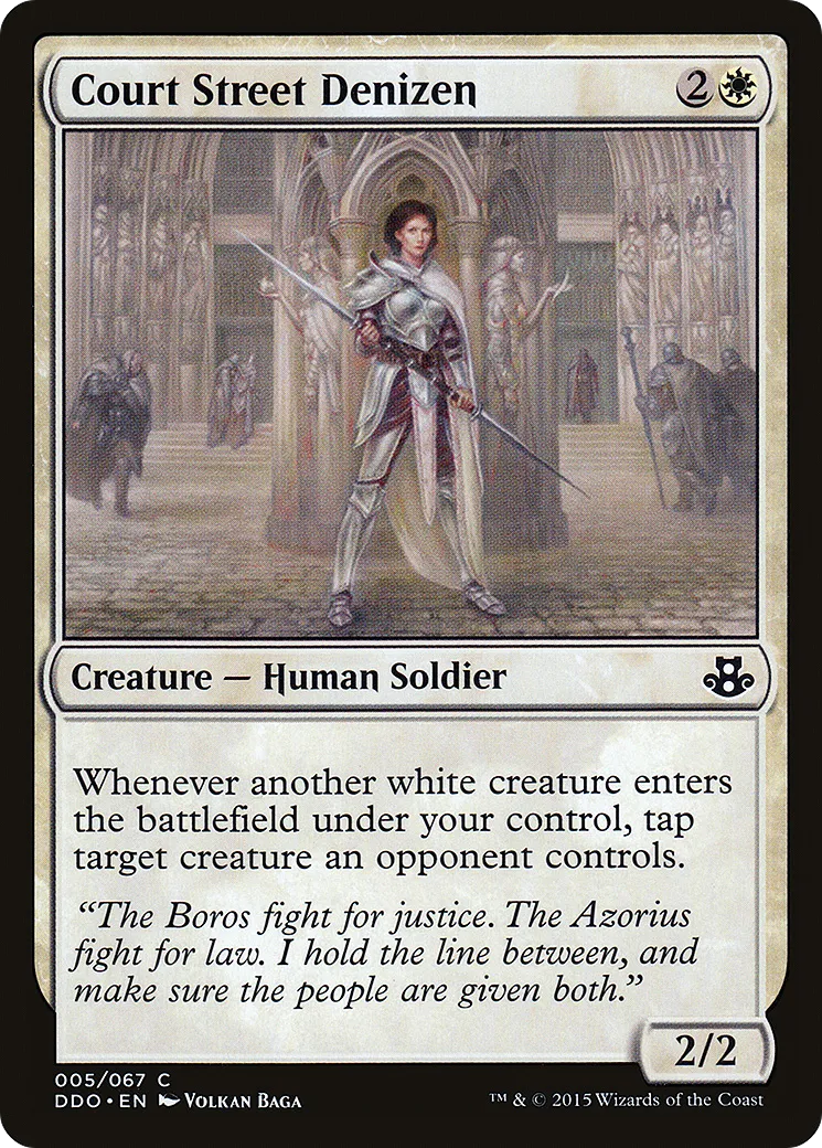 Court Street Denizen — Duel Decks: Elspeth vs. Kiora — Magic: The Gathering