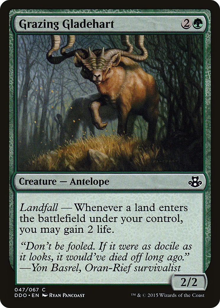 Grazing Gladehart — Duel Decks: Elspeth vs. Kiora — Magic: The Gathering
